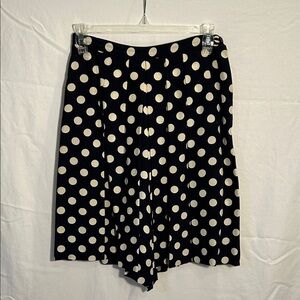 1990’s Liz Claiborne Blue and White Polka Dot Skort